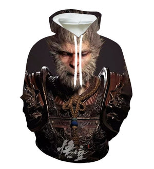 Black Myth Wukong 3D Hoodie Sweatshirt - Collection 1