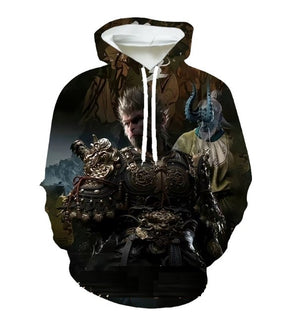 Black Myth Wukong 3D Hoodie Sweatshirt - Collection 1