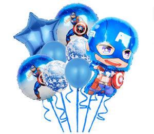 Cartoon Aluminum Balloon Marvel Series Party Decoration