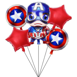 Cartoon Aluminum Balloon Marvel Series Party Decoration